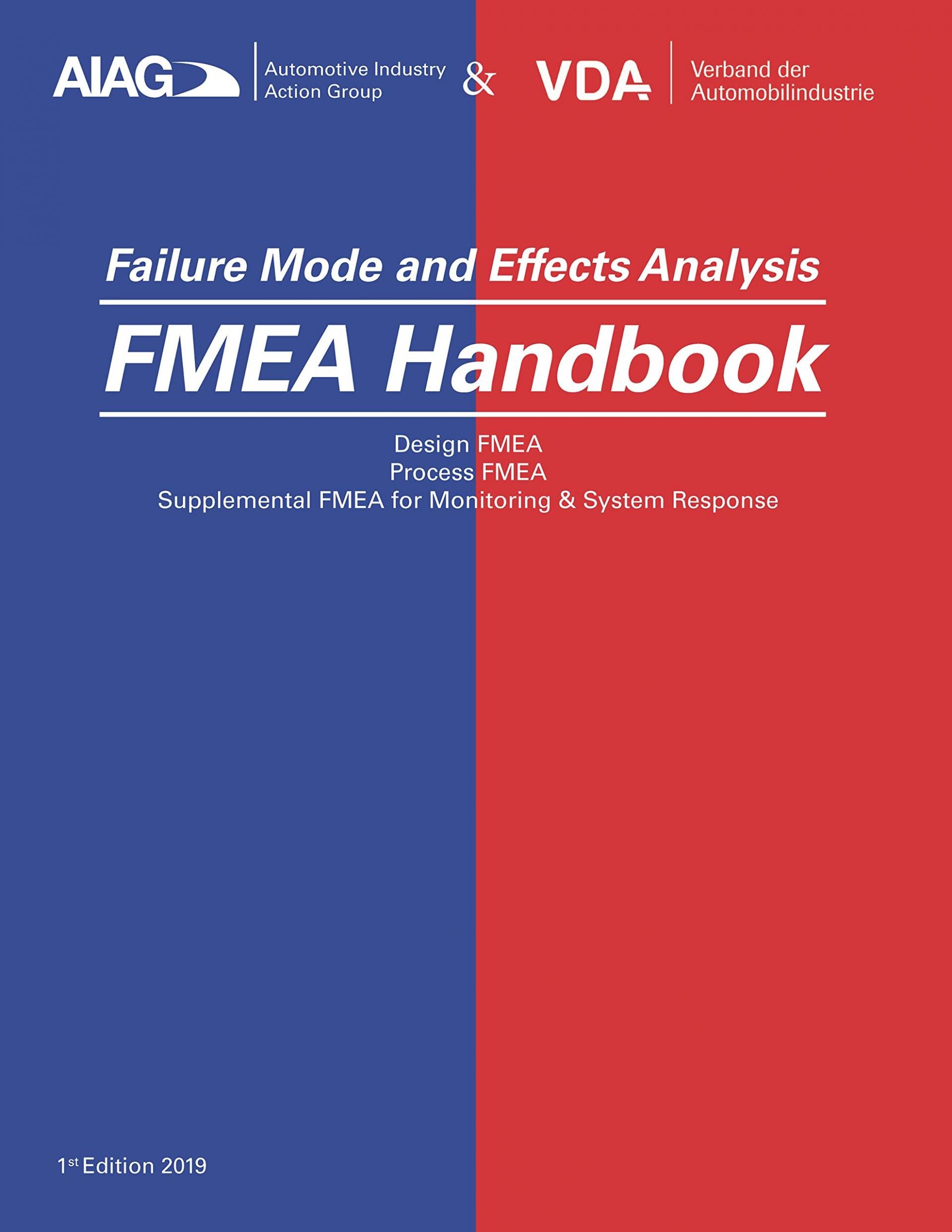AIAG-VDA《Failure Mode and Effects Analysis FMEA Handbook》第一版（2019 年）封面